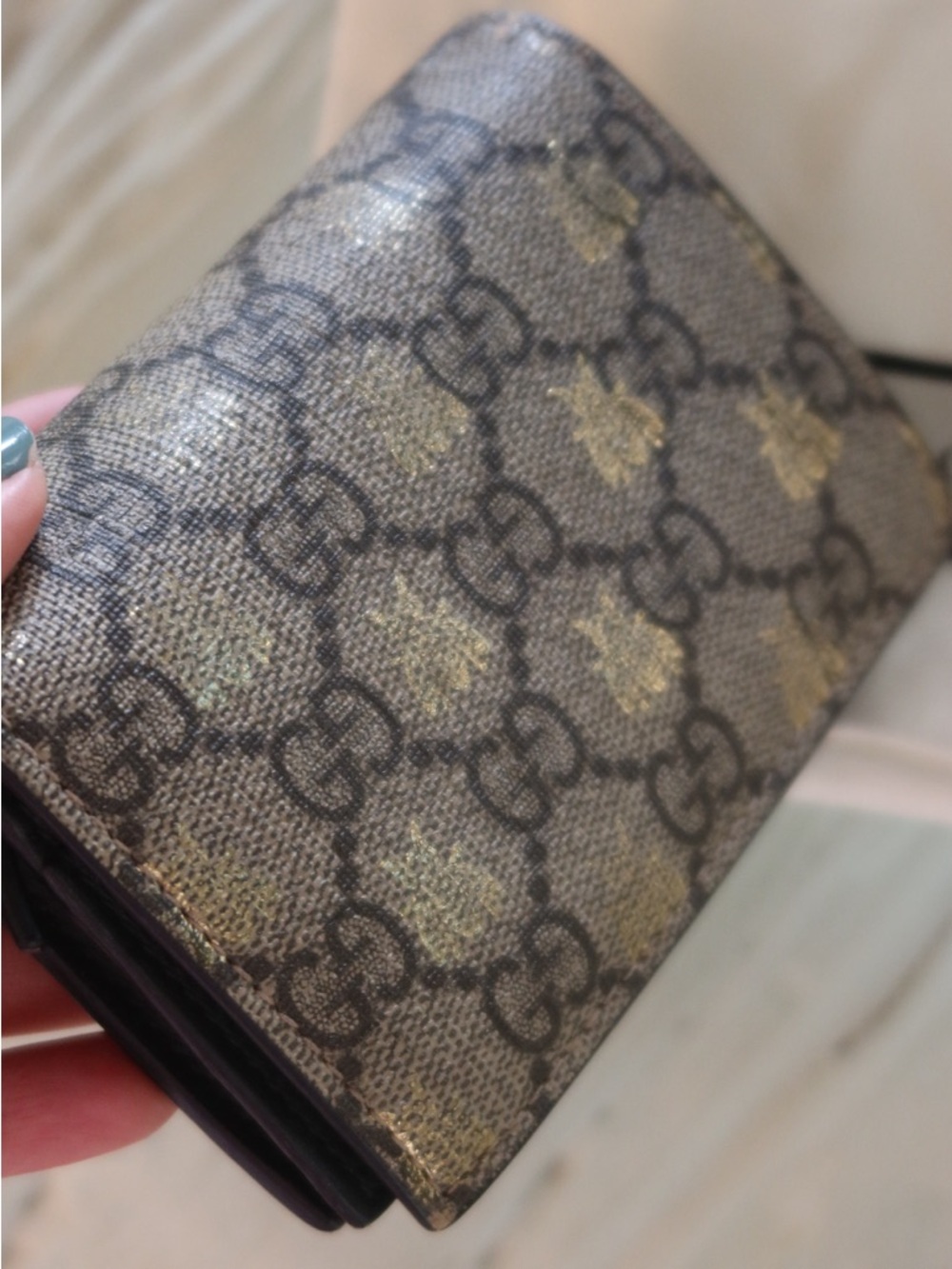 Gucci Animalier Bee GG Monogram Wallet - Picture 16 of 16